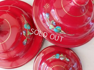 画像10: エトワール社すみれ柄キャニスター6P