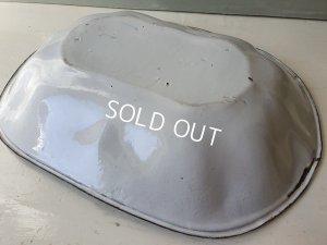 画像6: アンティークホーローすみれ柄トレイ