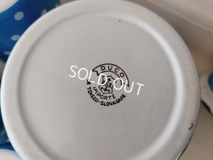 画像9: アンティークホーロートッド柄キャニスター6P