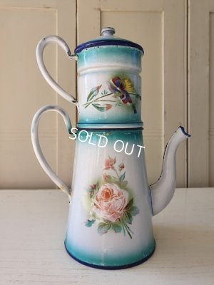画像4:  Japyローズとパンジー柄コーヒーポット
