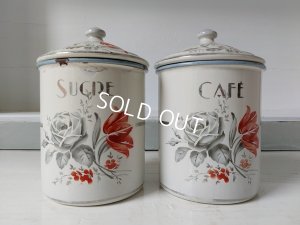 画像2: Japyローズ柄キャニスター