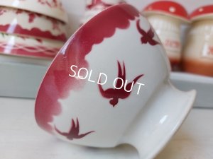 画像6: ツバメ柄カフェオレボウル