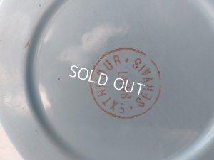 画像14: アンティークホーロー手描きすみれ柄ポット