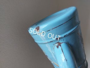 画像19: アンティークホーロー手描きすみれ柄ポット