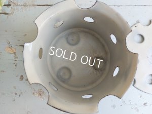 画像6: アンティーク白ホーローウォーマー