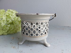 画像2: アンティーク白ホーローウォーマー