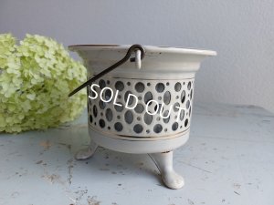 画像3: アンティーク白ホーローウォーマー