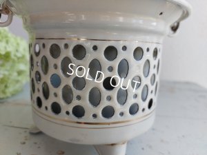 画像16: アンティーク白ホーローウォーマー