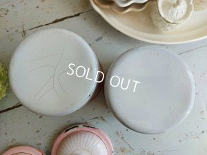 画像9: アンティークピンクグラデーションキャニスター2P