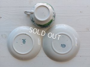 画像3: アンティークサルグミンヌカップ＆ソーサートリオ