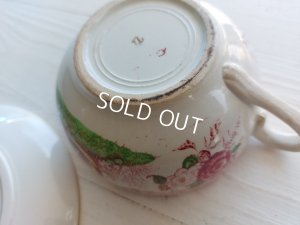 画像10: アンティークサルグミンヌカップ＆ソーサートリオ