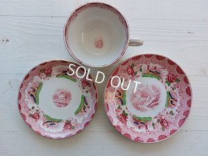 画像2: アンティークサルグミンヌカップ＆ソーサートリオ