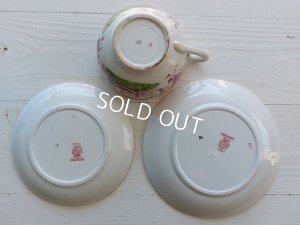 画像3: アンティークサルグミンヌカップ＆ソーサートリオ