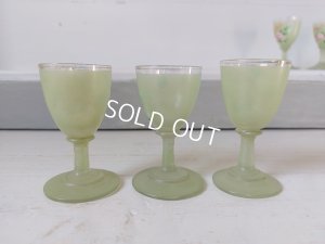 画像20: アンティークつばめとローズ柄リキュールボトルセット