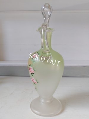 画像3: アンティークつばめとローズ柄リキュールボトルセット