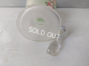 画像10: アンティークつばめとローズ柄リキュールボトルセット