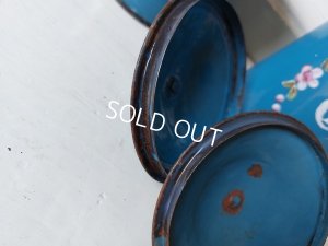 画像6: アンティーク手描きローズ柄キャニスター