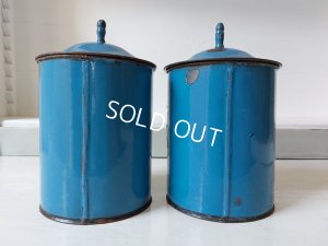 画像11: アンティーク手描きローズ柄キャニスター