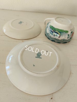 画像5: アンティークサルグミンヌカップ＆ソーサートリオ