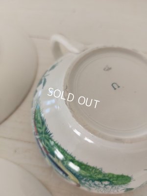 画像18: アンティークサルグミンヌカップ＆ソーサートリオ