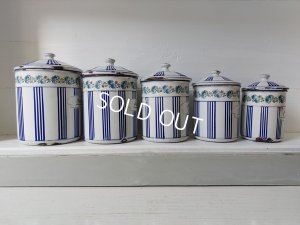 画像14: BBブルーストライプローズガーランドキャニスター