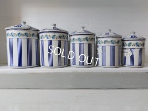 画像12: BBブルーストライプローズガーランドキャニスター