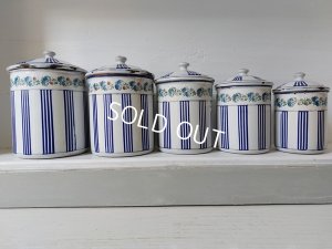 画像13: BBブルーストライプローズガーランドキャニスター