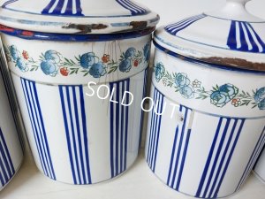 画像8: BBブルーストライプローズガーランドキャニスター