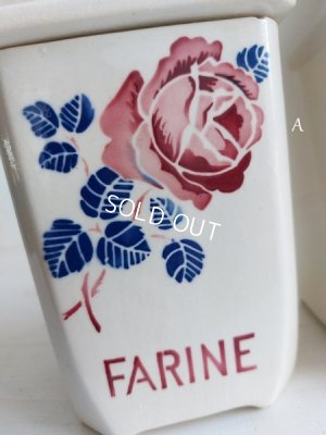 画像3: バドンヴィレーローズ柄キャニスター