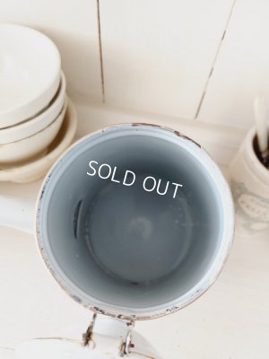 画像10: BFホーローローズ柄チョコレートポット