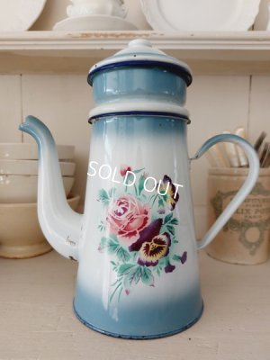 画像10:  Japyローズとパンジー柄コーヒーポット