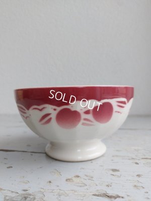 画像11: MOULIN DES LOUPS HAMAGEさくらんぼ柄カフェオレボウル