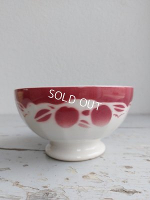 画像12: MOULIN DES LOUPS HAMAGEさくらんぼ柄カフェオレボウル