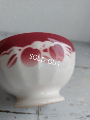 画像3: MOULIN DES LOUPS HAMAGEさくらんぼ柄カフェオレボウル