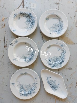 画像2: ジアンペイサージュおままごと陶器プレート6枚Eセット