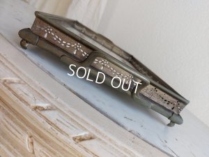 画像10: アンティーク陶器ローズガーランド柄トレイ