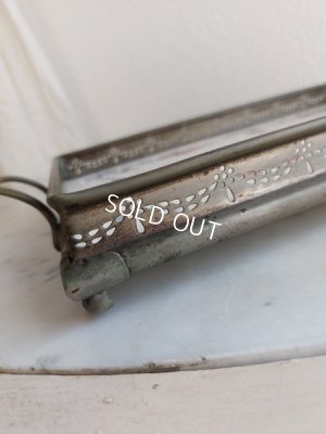 画像12: アンティーク陶器ローズガーランド柄トレイ