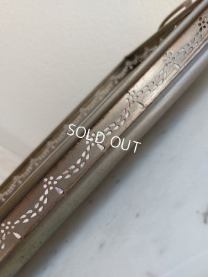 画像14: アンティーク陶器ローズガーランド柄トレイ