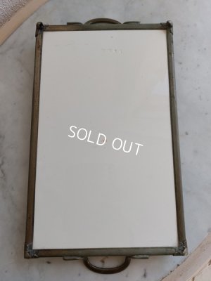 画像16: アンティーク陶器ローズガーランド柄トレイ