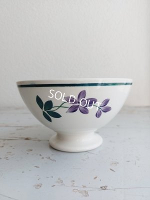 画像3: ジアンすみれ柄カフェオレボウル