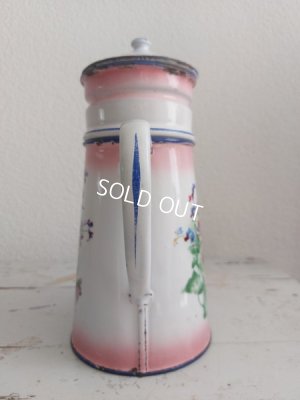 画像3: Japyピンクぼかし勿忘草柄コーヒーポット