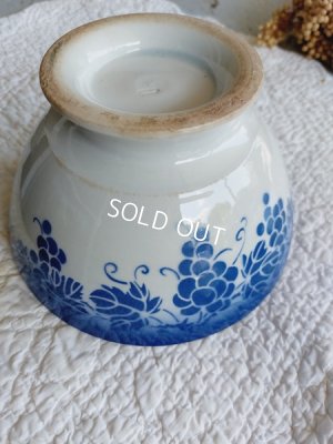 画像6: リュネヴィルぶどう柄カフェオレボウル