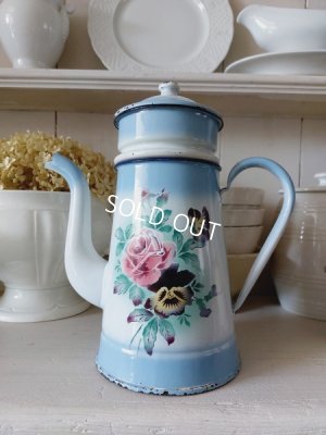 画像6: Japyローズとパンジー柄コーヒーポット