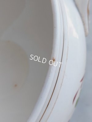 画像10: アンティークマリエローズとパンジー柄陶器スーピエール