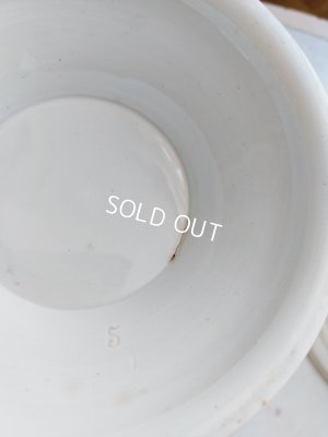 画像13: アンティークマリエローズとパンジー柄陶器スーピエール