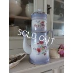 画像: アンティークホーローパープルグラデーションポット