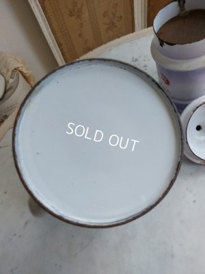 画像15: アンティークホーローパープルグラデーションポット