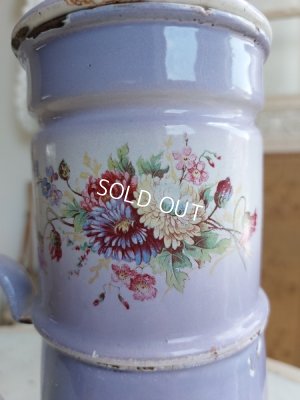 画像6: アンティークホーローパープルグラデーションポット