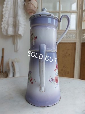 画像3: アンティークホーローパープルグラデーションポット