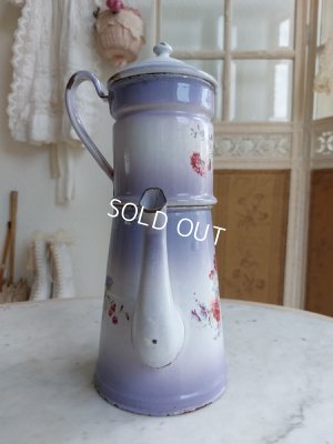 画像5: アンティークホーローパープルグラデーションポット